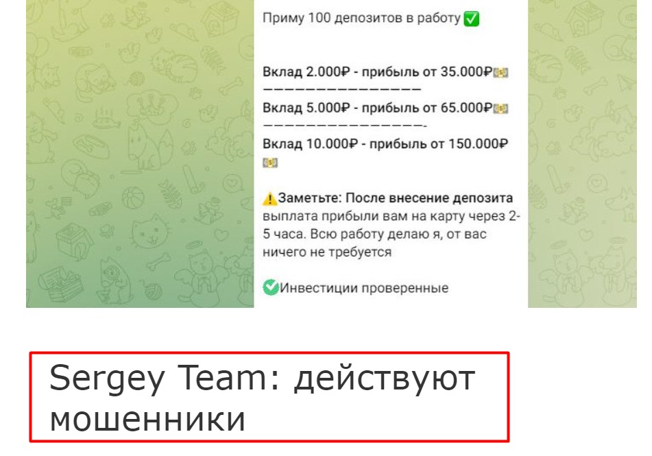 Sergey Team телеграм