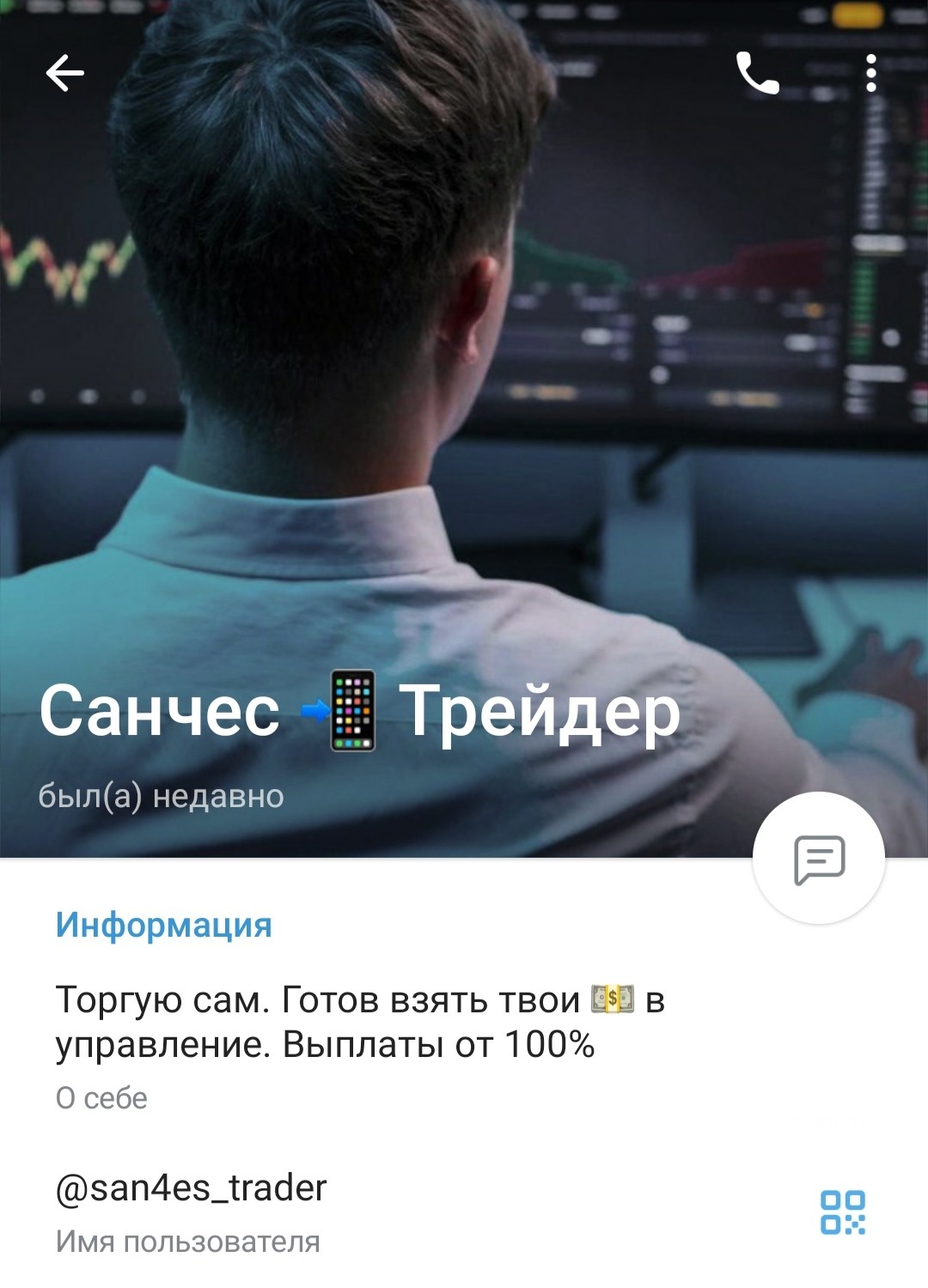 Телеграм канал San4es Trader обзор