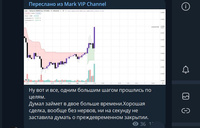 Марк Золотарёв обзор работы трейдера в телеграм