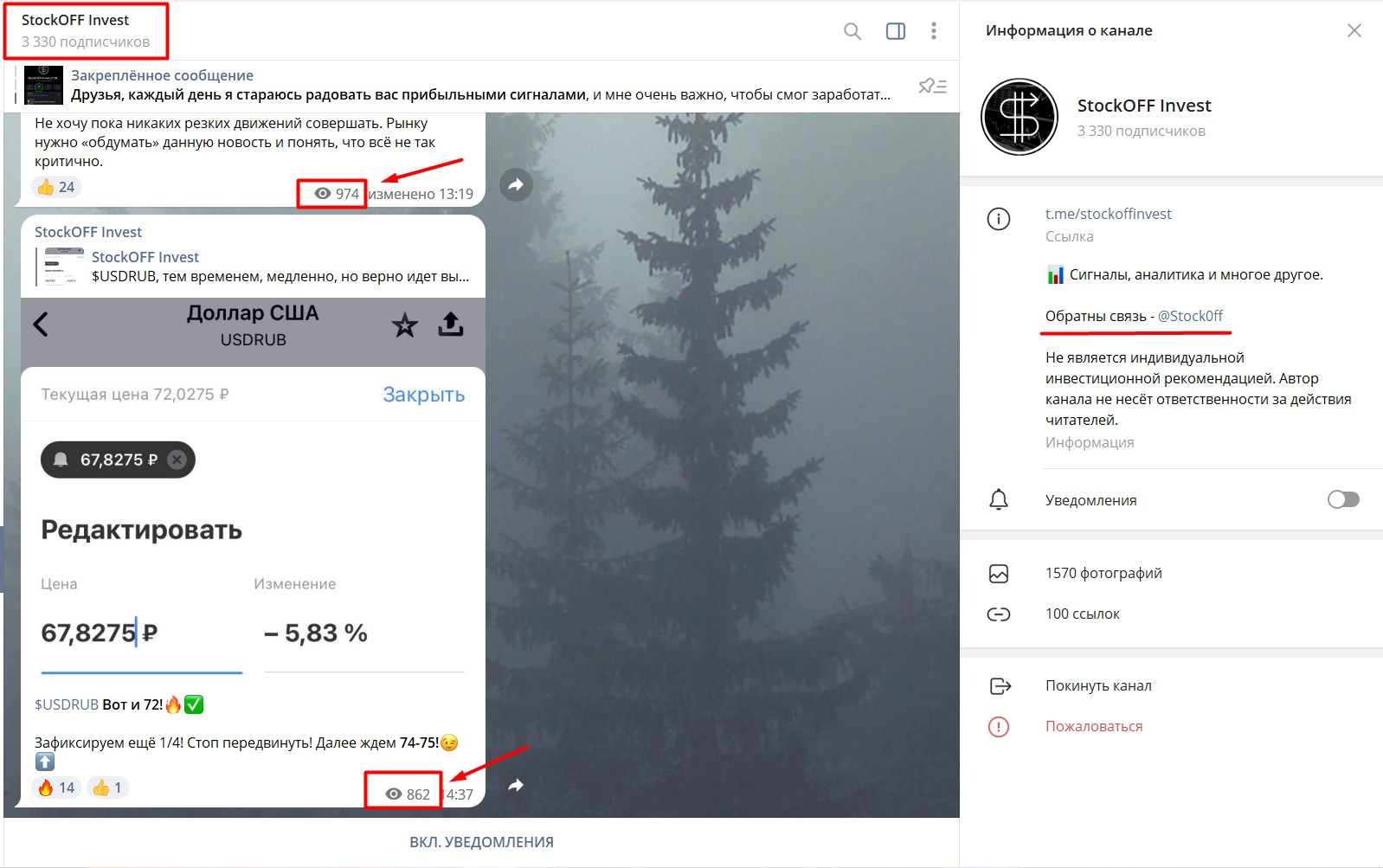 Обзор канала StockOFF Invest