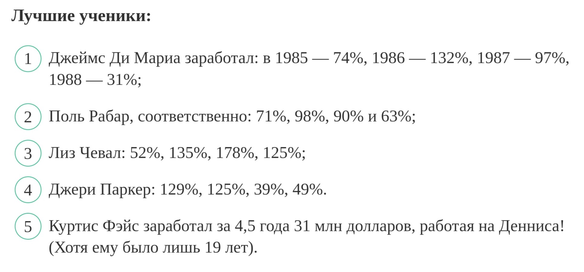 ричард деннис лучшие ученики трейдера