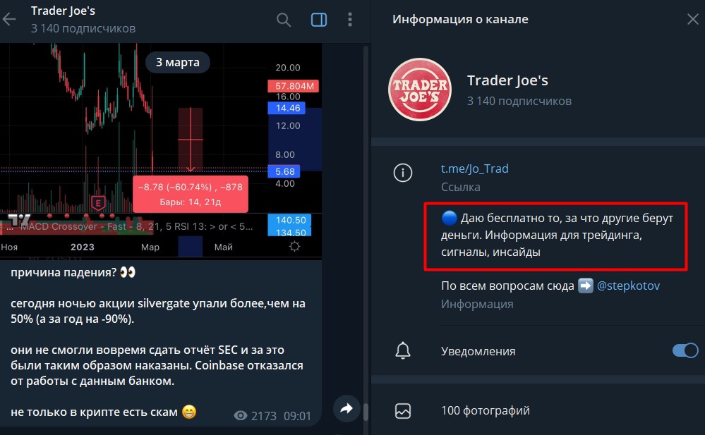 Trader Joe's Степан Котов обзор