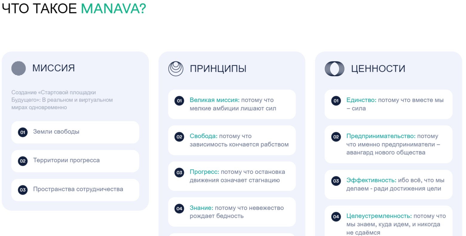 токен манава обзор