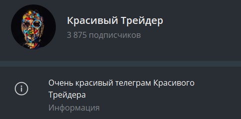 Телеграм Красивый Трейдер