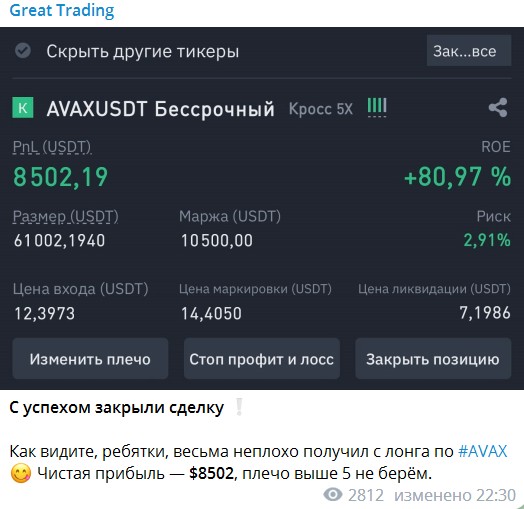 Great Trading телеграмм обзор