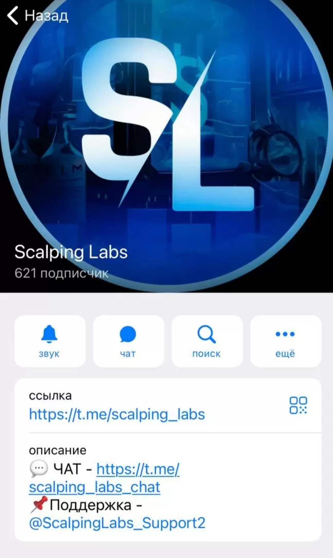 Scalping Labs телеграм