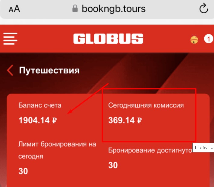 Глобус bookngb pro