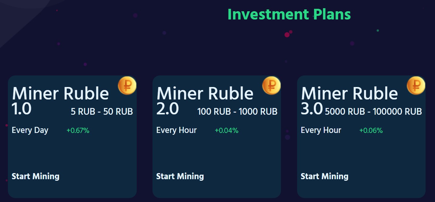 облачный майнер ruble