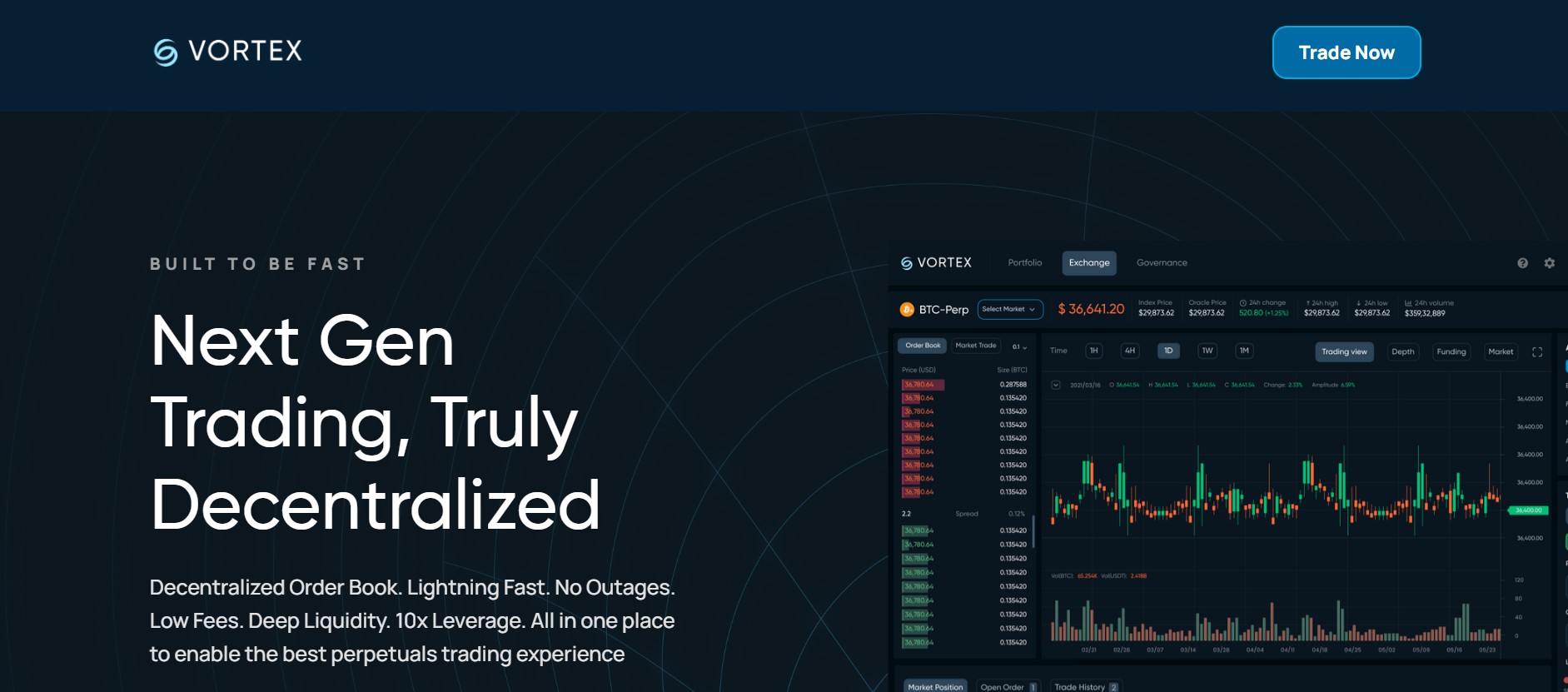 Vortex Protocol обзор сайта