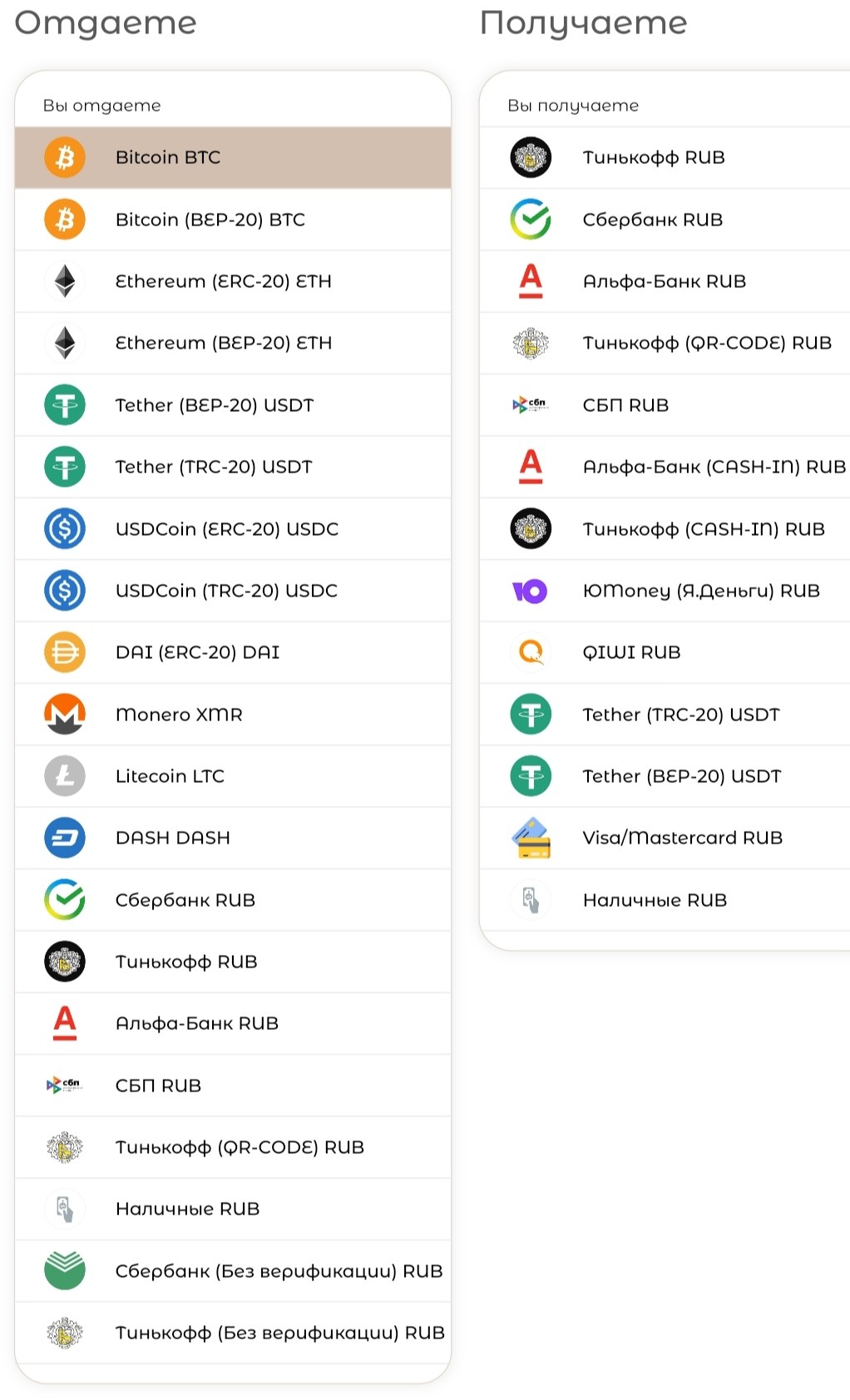 Bisson Exchange обменник