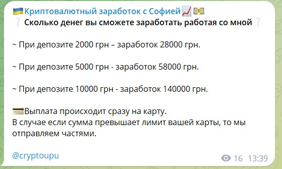 Cryptowester условия канала