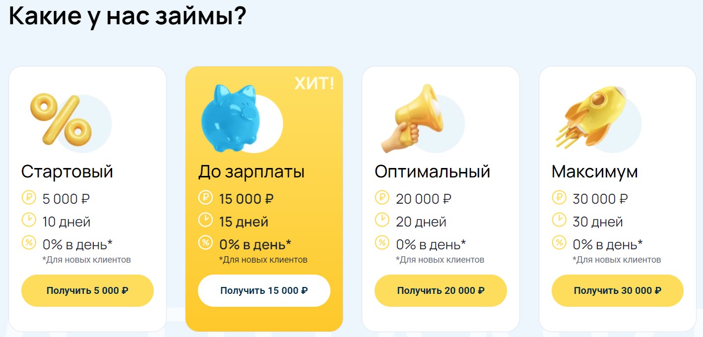 WebBankir тарифы компании