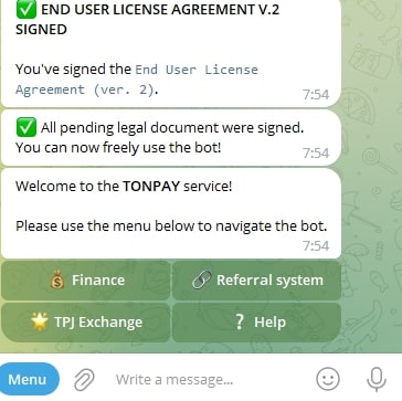 TonPay телеграмм