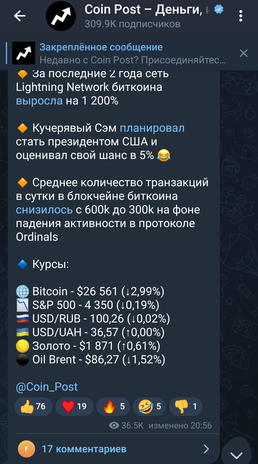 Coinpost телеграмм