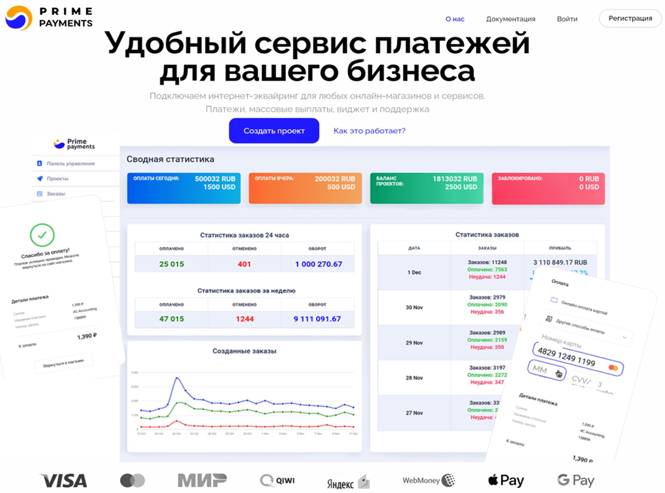 Prime Payments - сайт