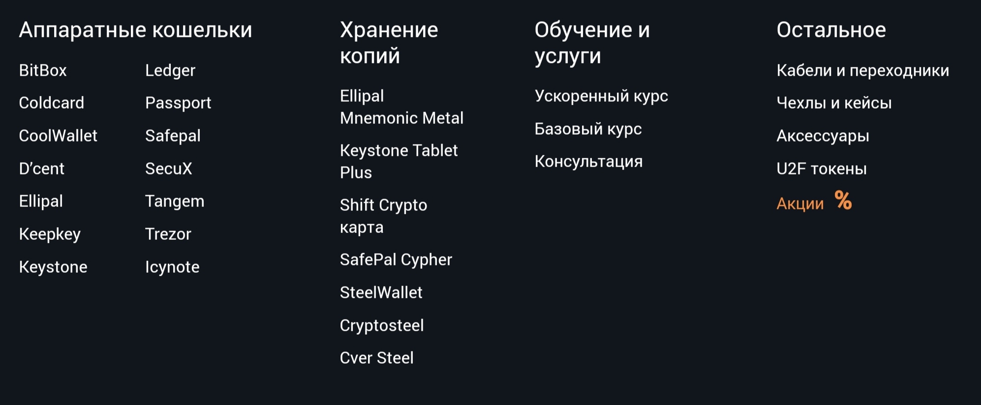 Cryptonist (Sunscrypt) аппаратные кошельки