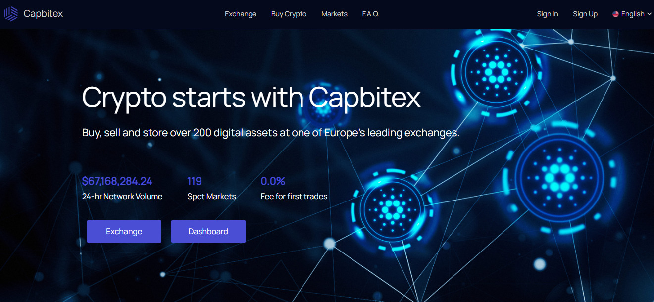 Сайт брокера Брокер Capbitex