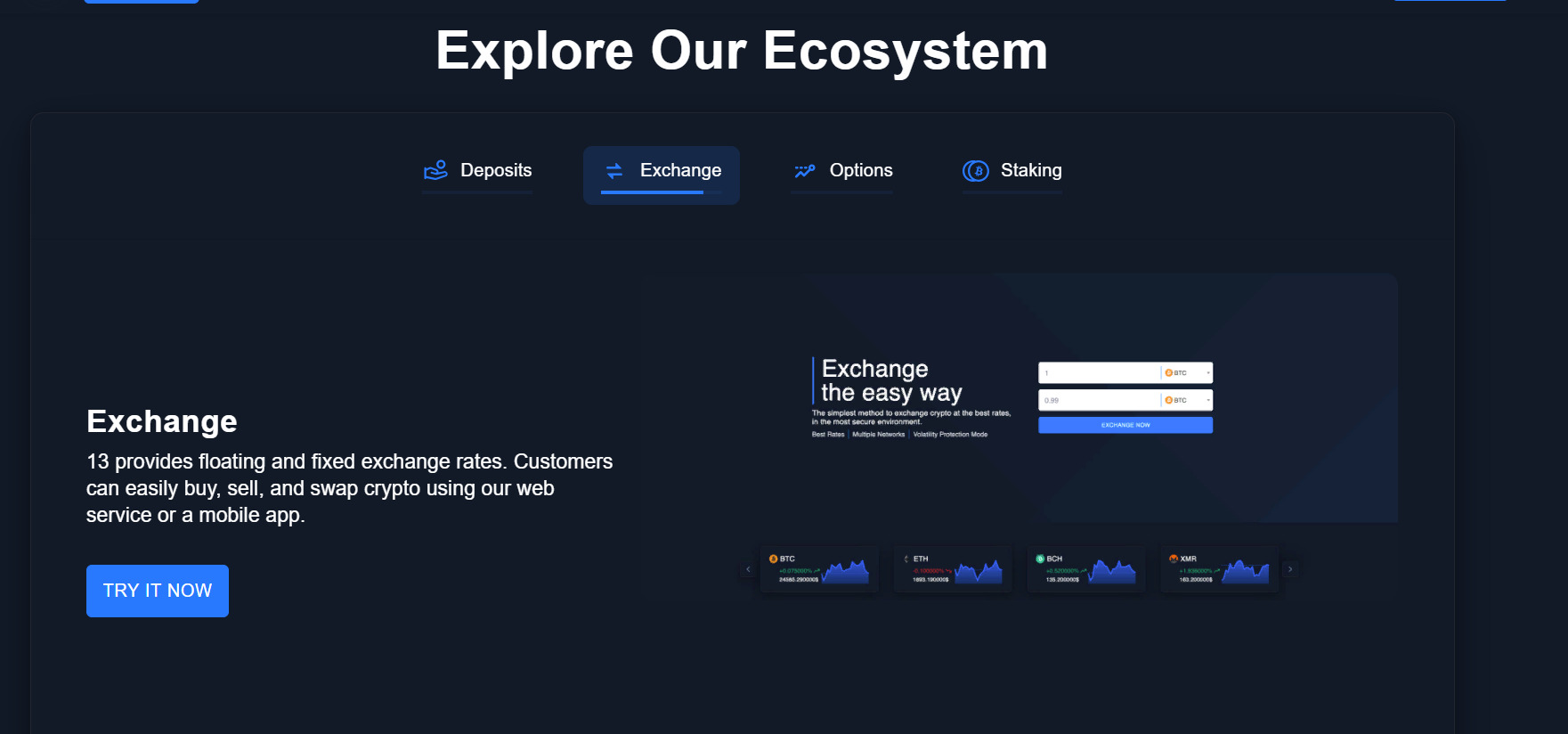 Сайт биржи Token Uniswap