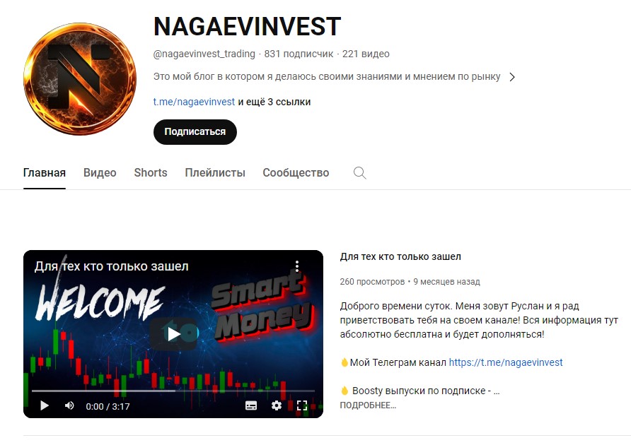 NagaevInvest ютуб