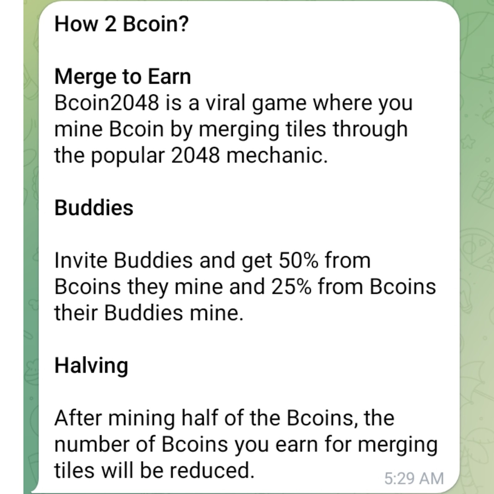 bcoin 2048 что за игра