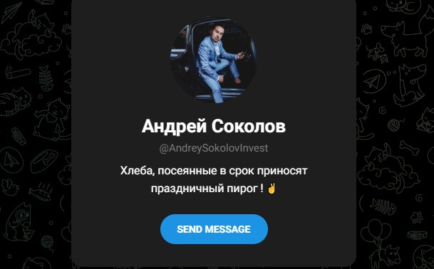 Андерей Соколов Инвестиции ANTI