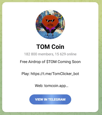 tom coin кликер